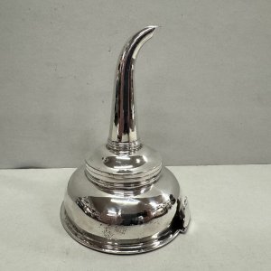 A George III Sterling Silver Wine Funnel