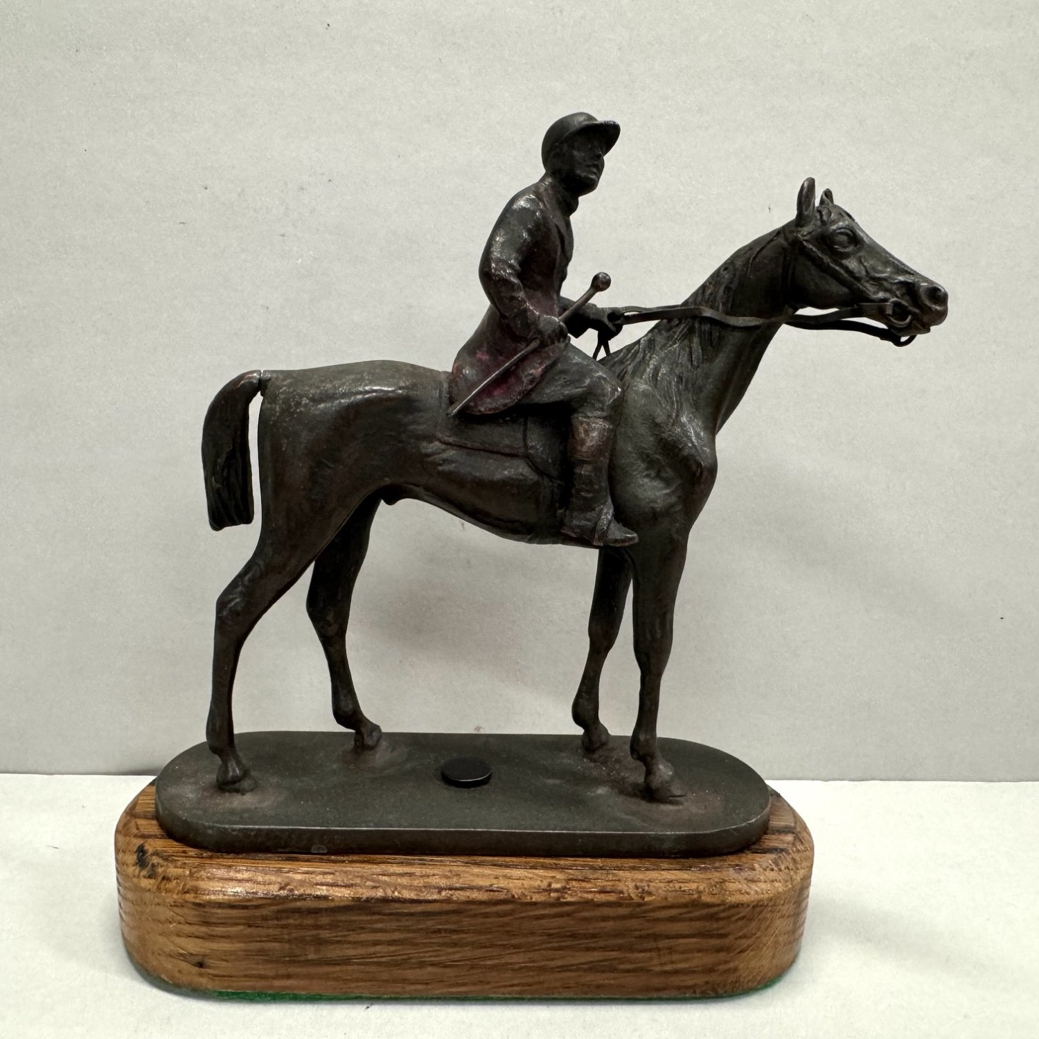 A 19th Century Bronze Horse & Jockey 