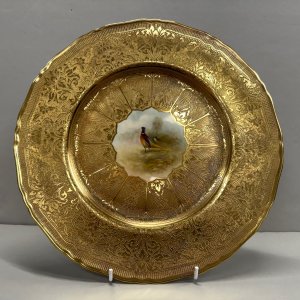 A Royal Worcester Cabinet Plate
