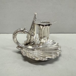 Wlliam IV Sterling Silver Miniature Chamberstick