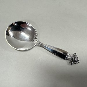 An early Georg Jensen Sterling Silver Tea Caddy Spoon.
