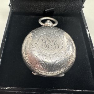 A Sterling Silver Sovereign Case