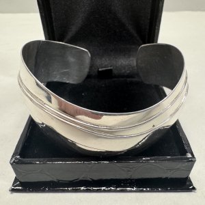 A Stylish Sterling Silver Bangle