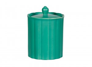 Wedgwood green covered Toilet Jar 