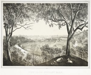 View from Studley Park 1864