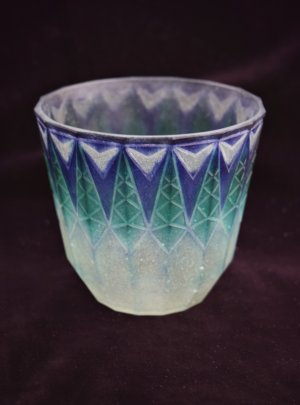 French Art Deco pâte-de-verre vase by Gabriel Argy-Rousseau