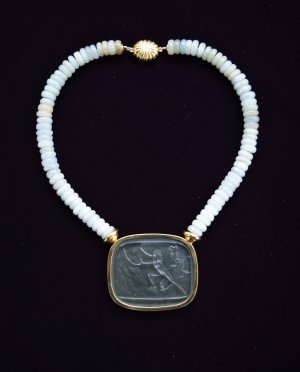 English Late 18th Century Tony White necklace