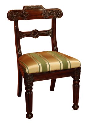    C1835 Spectacular Morel and Seddon Type William IVth Mahogany Chair
