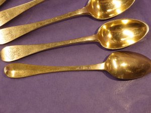 Paris Silver Gilt Spoons by Francois Joubert, Represented NGV, Met N.Y. Royal Collection, etc