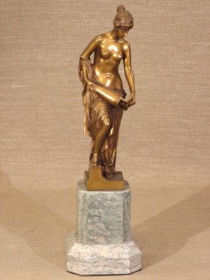 Russian Bronze of a Eater Bearer after the Samson Fountain Perterhof Palace