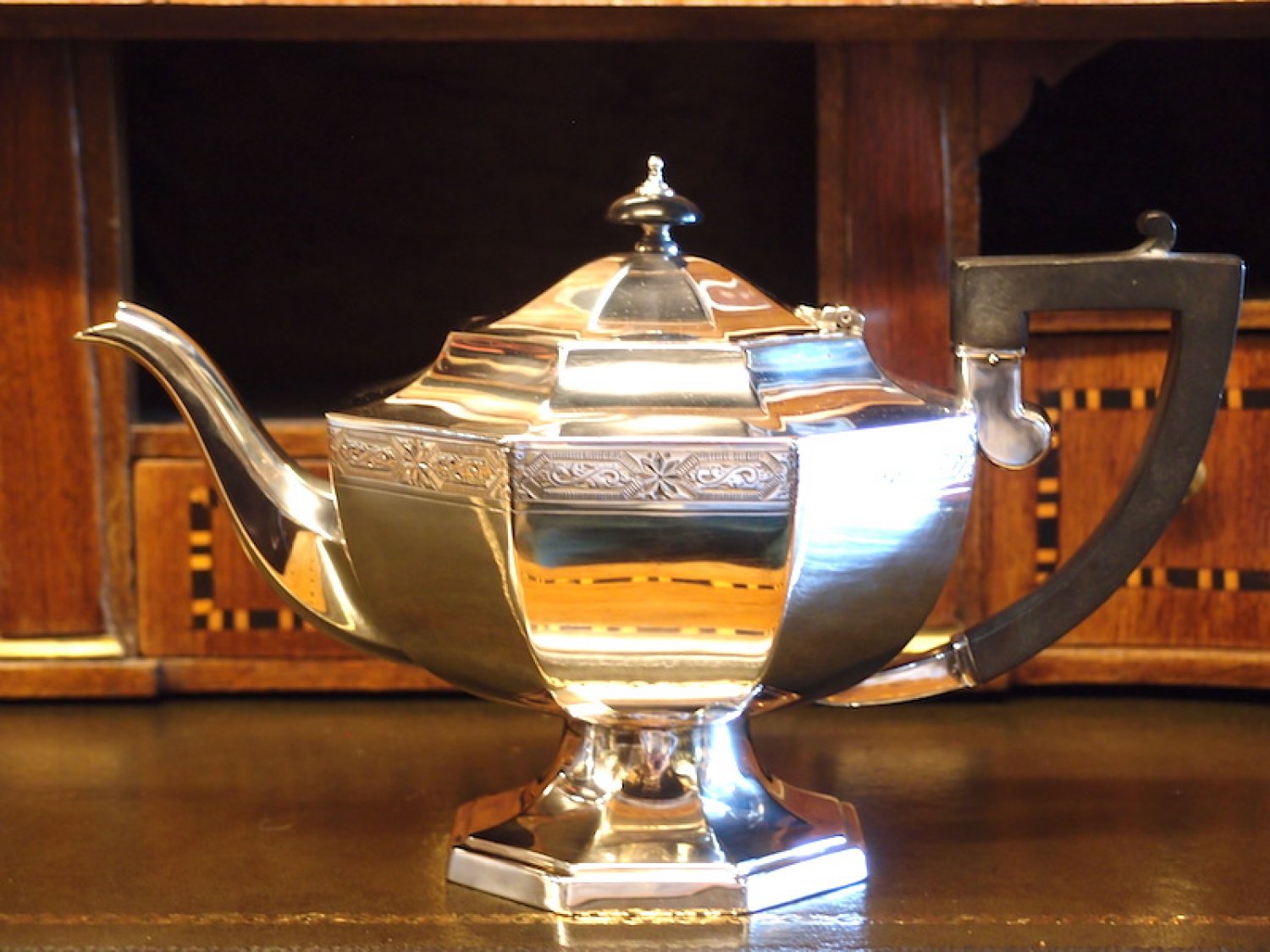 Art Deco’ Sterling Silver Teapot 1926 Roy's Antiques Pty Ltd
