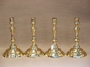 C1750 Louis XV Candlesticks: Incredible Group of Four!