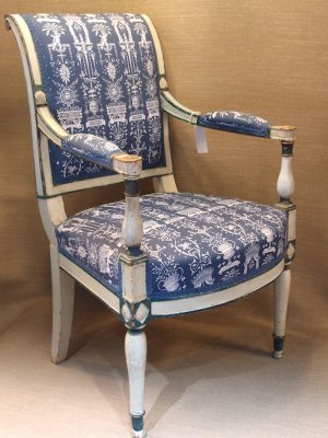 PAIR 18th Century French Directoire Fauteuil