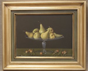 Pears Still Life Painting by Dennis Ramsay