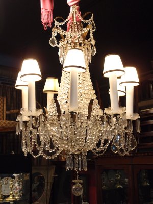 Spectacular and Rare Large Chandelier (originally for candles)