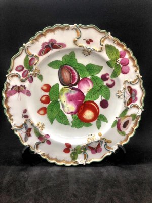 A fine Chelsea soft paste porcelain dessert  plate from the Duke of Cambridge Service