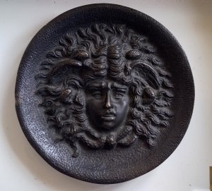 Grand tour bronze of Medusa