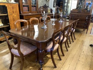 Victorian 2 leaf dining table
