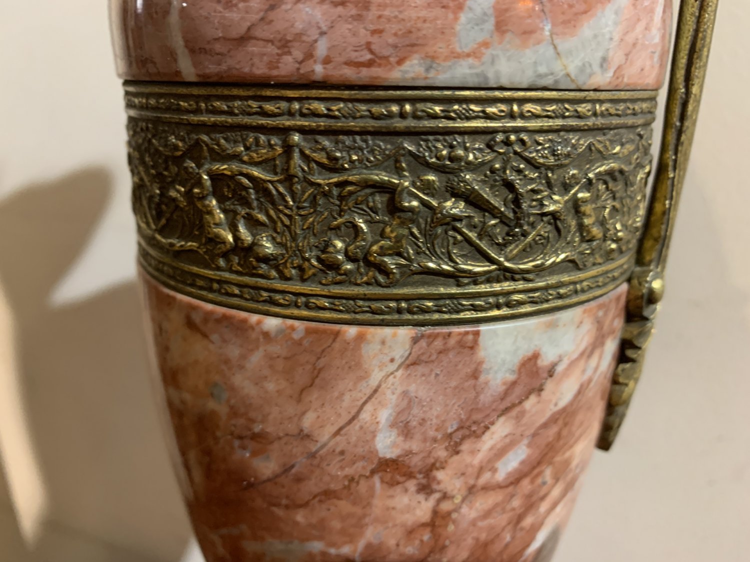 Pair of Marble Urns