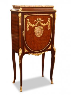 19th Century French Parqetry Cabinet