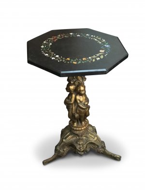 19th Century Ashford Marble Top Occasional Table