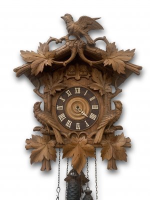 Late 19th Century German 3 Weight Cuckoo Clock