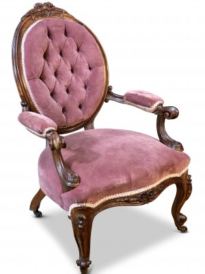 Victorian Rosewood Gents Chair