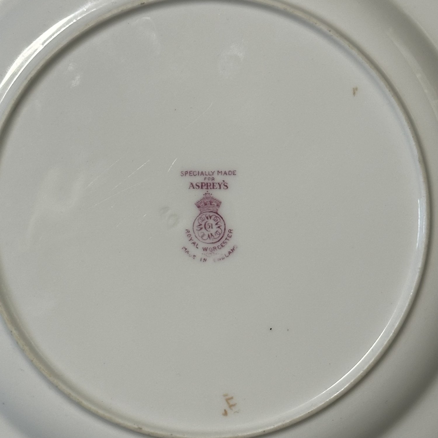 Royal Worcester painted fruit bowl by A. Shuck 