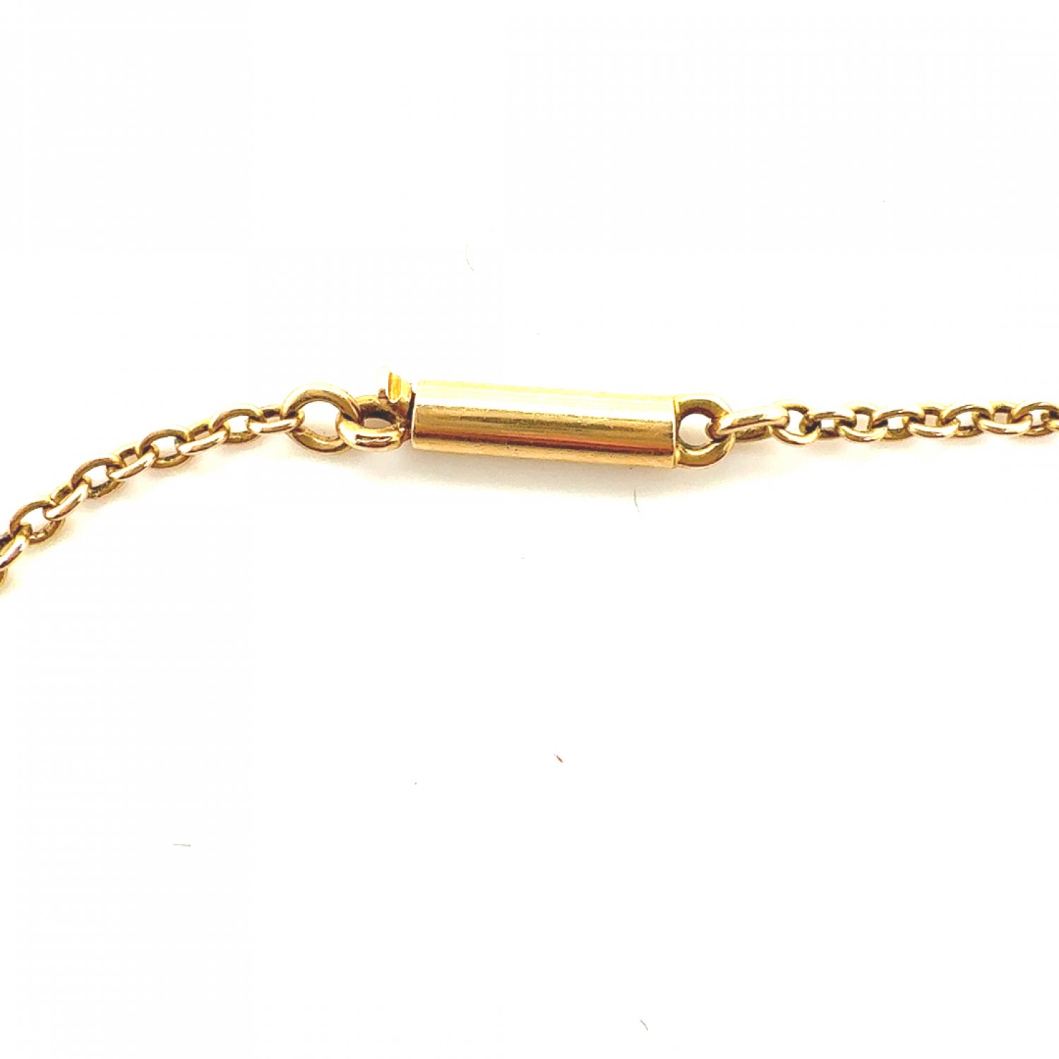 15ct yellow gold daisy and pearl necklace 