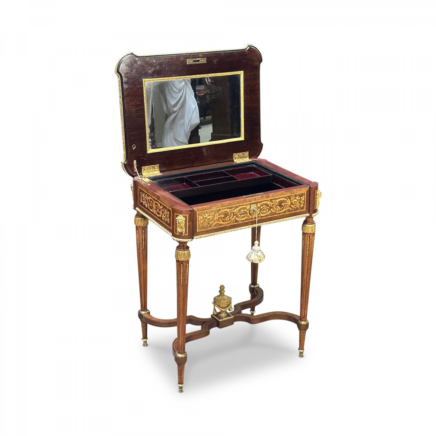 French Napoleon III Jewellery Table by Tahan, Paris 