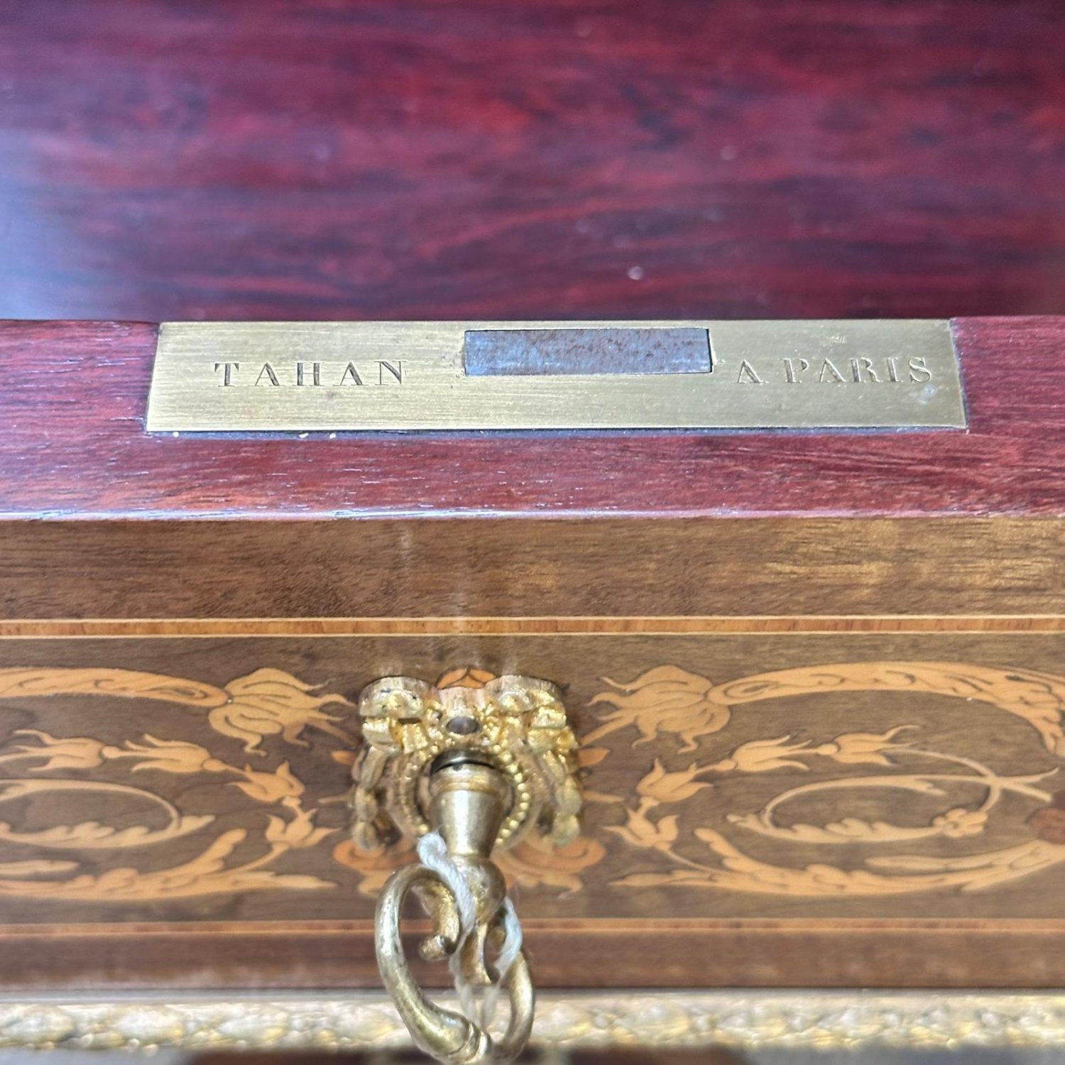 French Napoleon III Jewellery Table by Tahan, Paris 