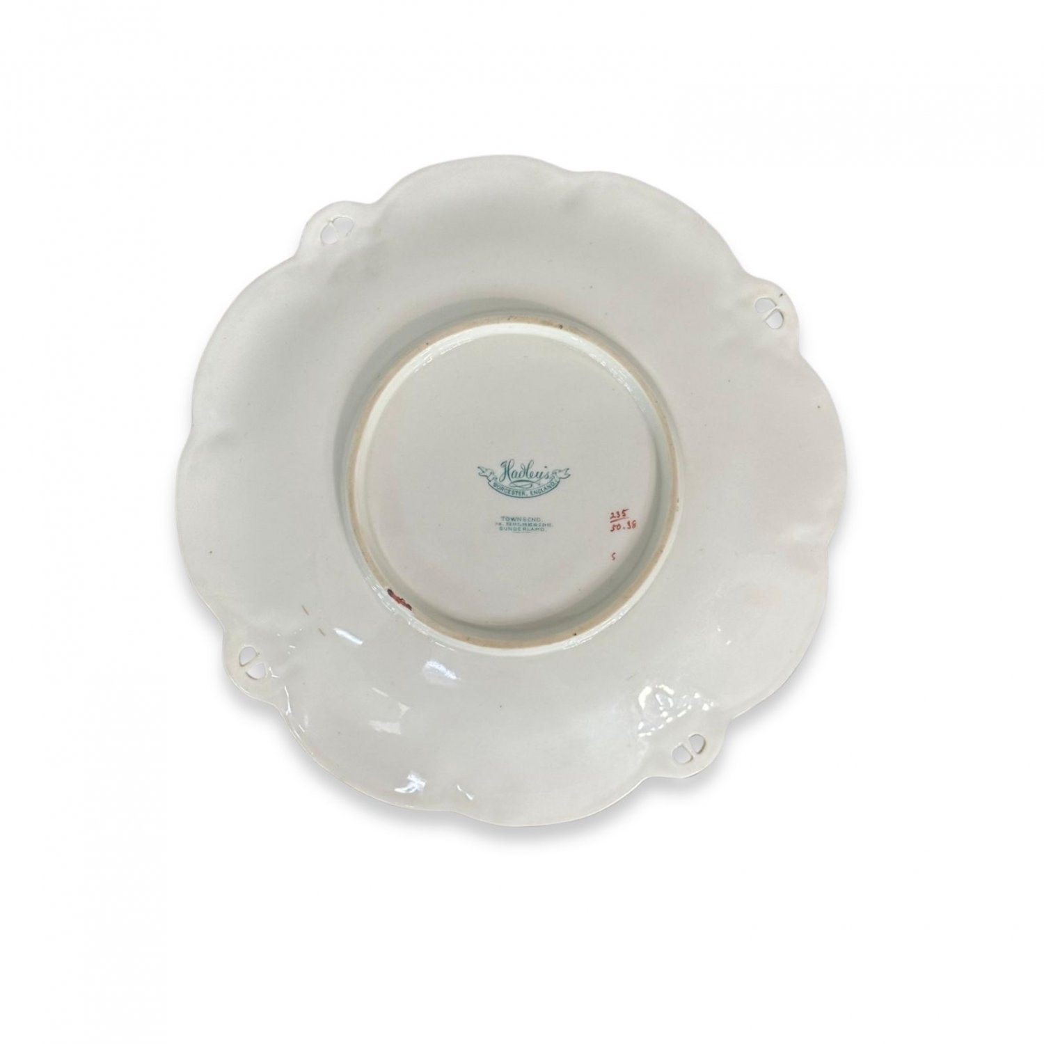 Hadley’s Royal Worcester peacock plate by J.Sedgley 