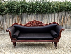 Tasmanian Colonial Cedar and Blackwood Double-Ended Couch