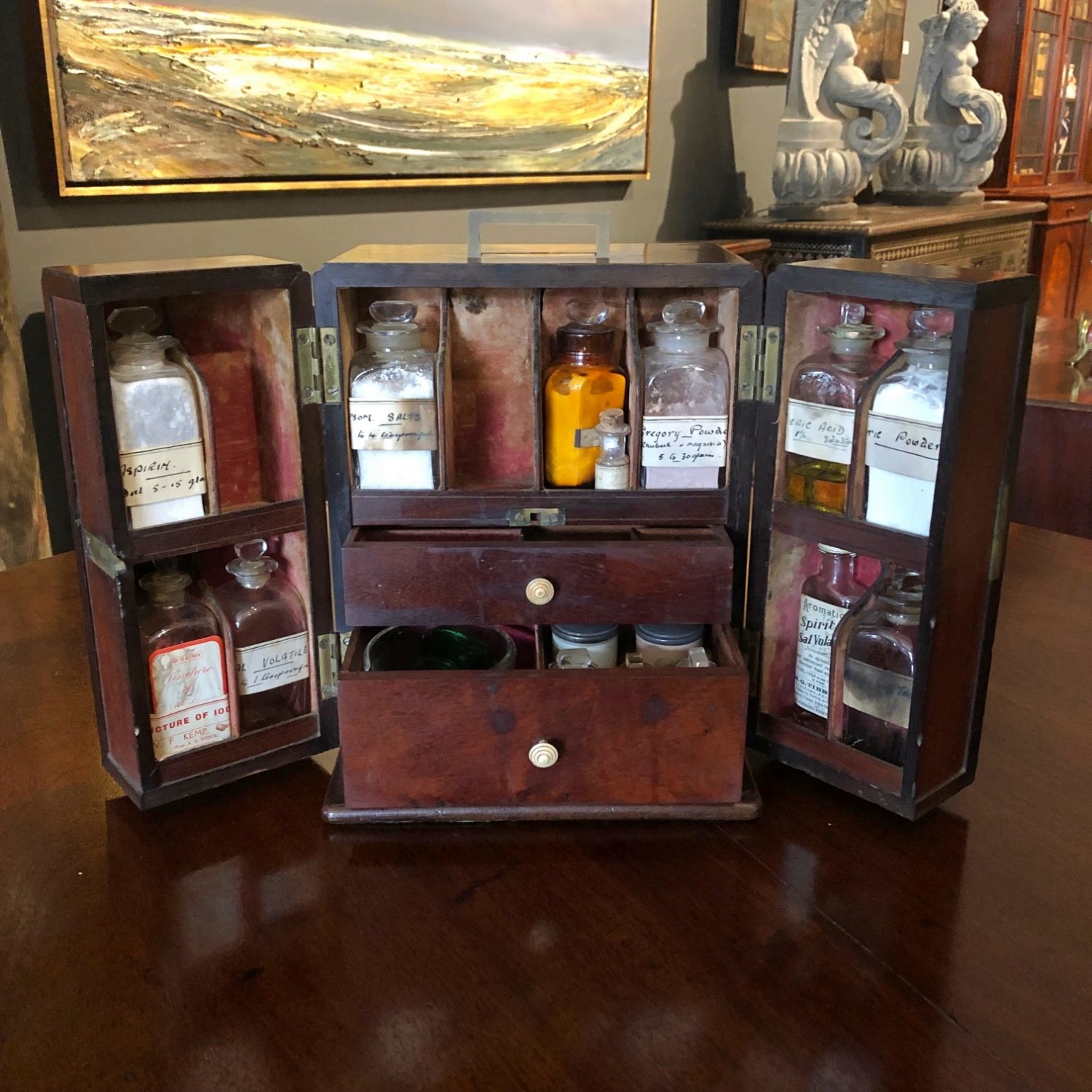 Mid 19th Century Mahogany Apothecary Box c.1840 | Walter & Co ...