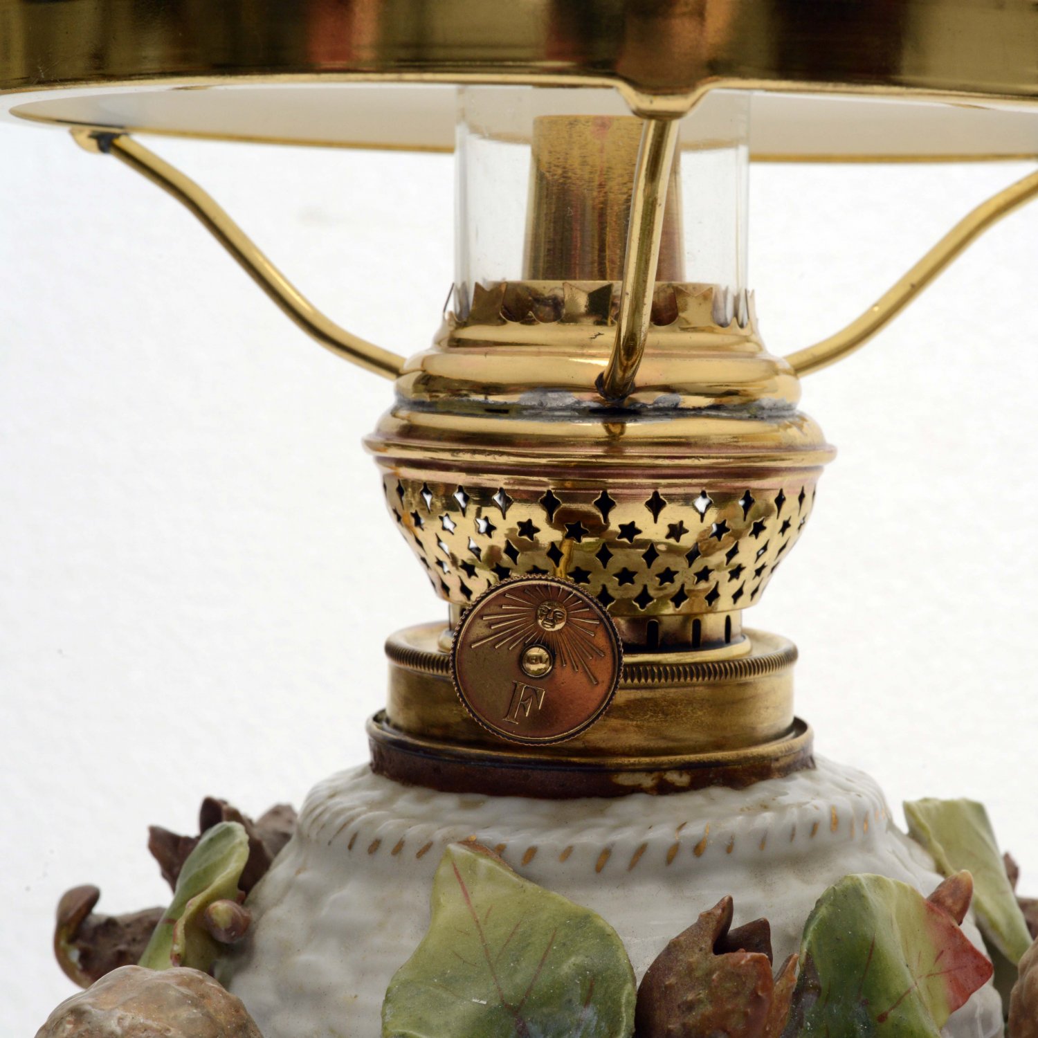 Von Schierholz's Fabulous Pair of Cherub Oil Lamps