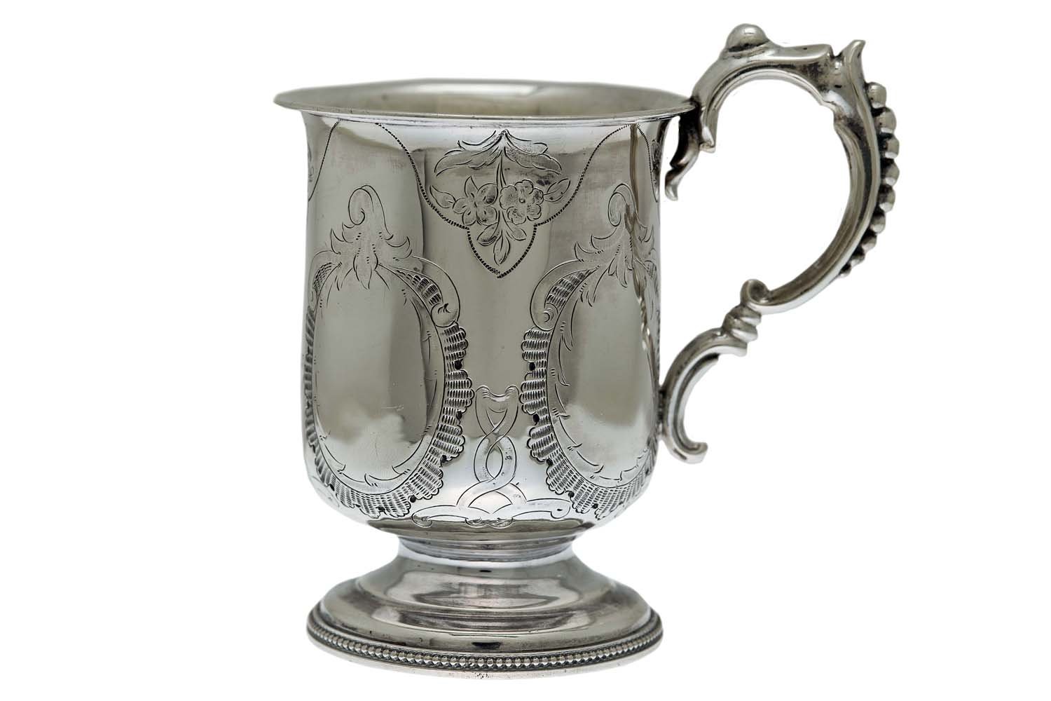 Sterling Silver Christening Mug (F621)