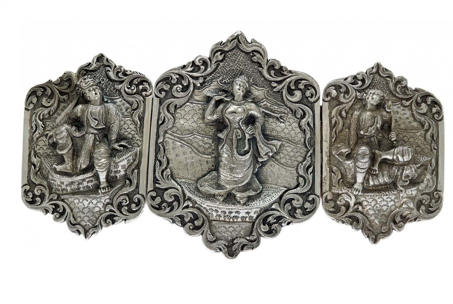 Siam Silver Belt Buckle (F624) c1900 | Lynzay Antiques | Australian Antique & Art Dealers ...