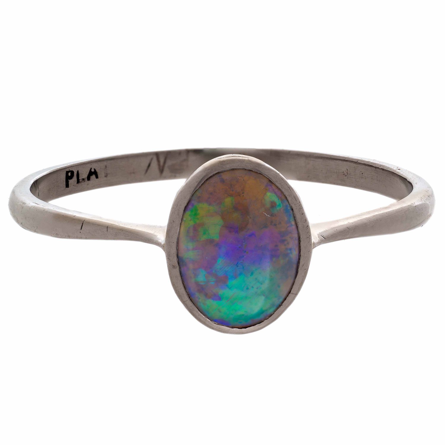 1920s Platinum and Opal Ring [G729]