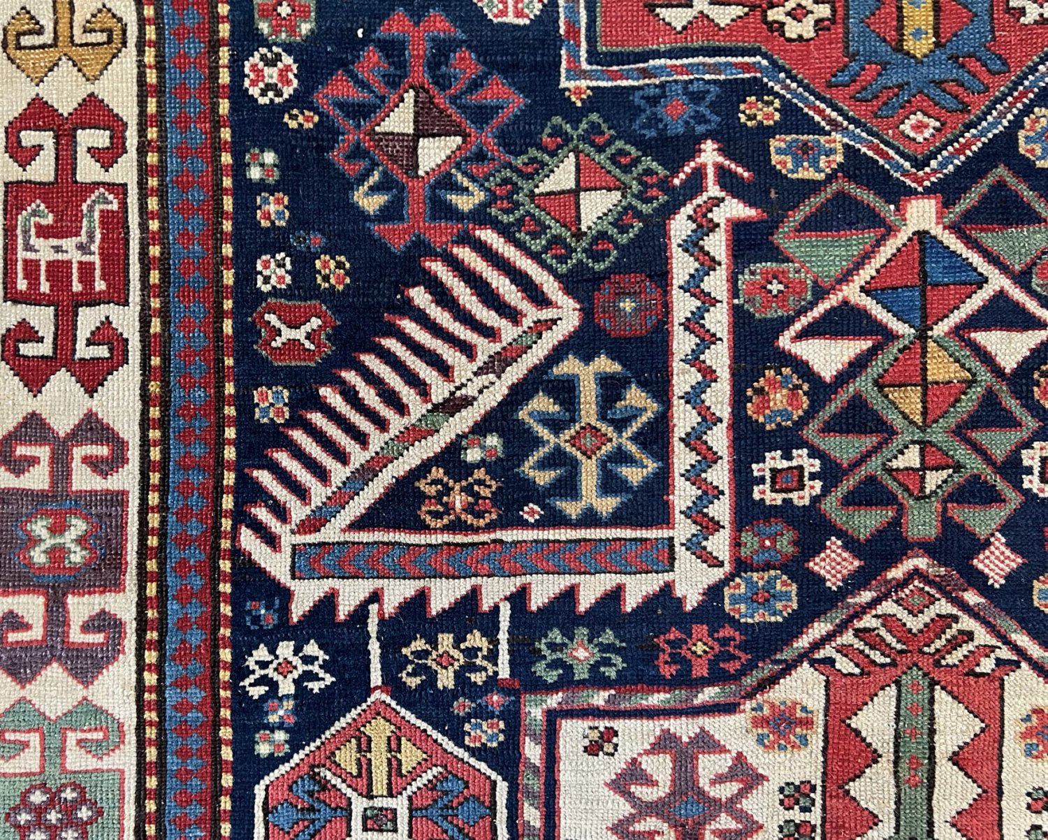 Akstafa Shirvan long rug from the southern Caucasus