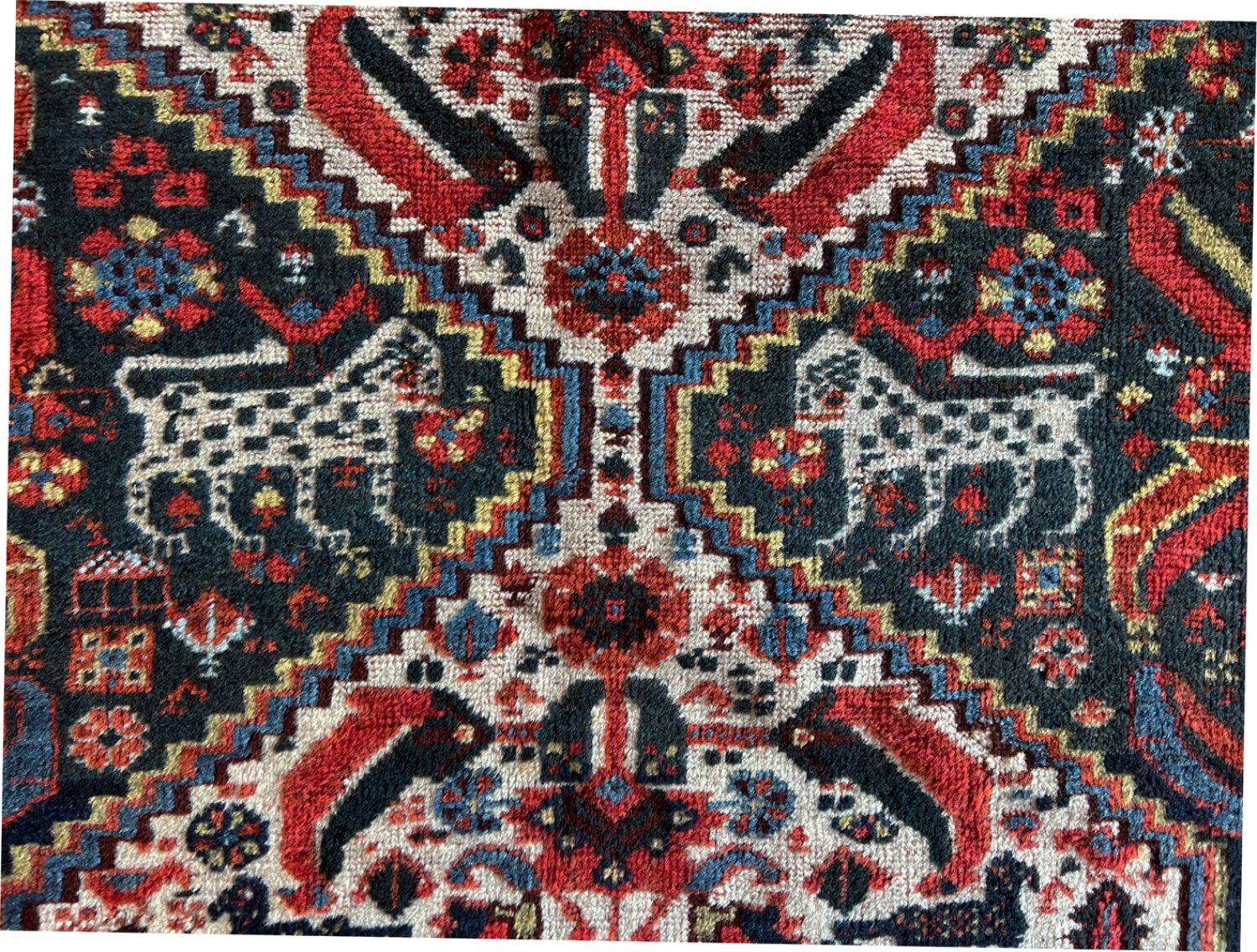 Khamseh carpet from southern Persia,