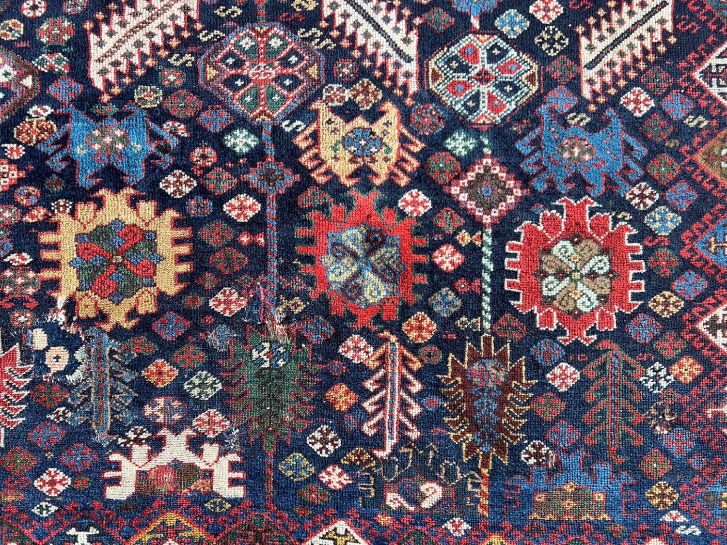 Qashqa’i Shekarlu rug, from southern Persia