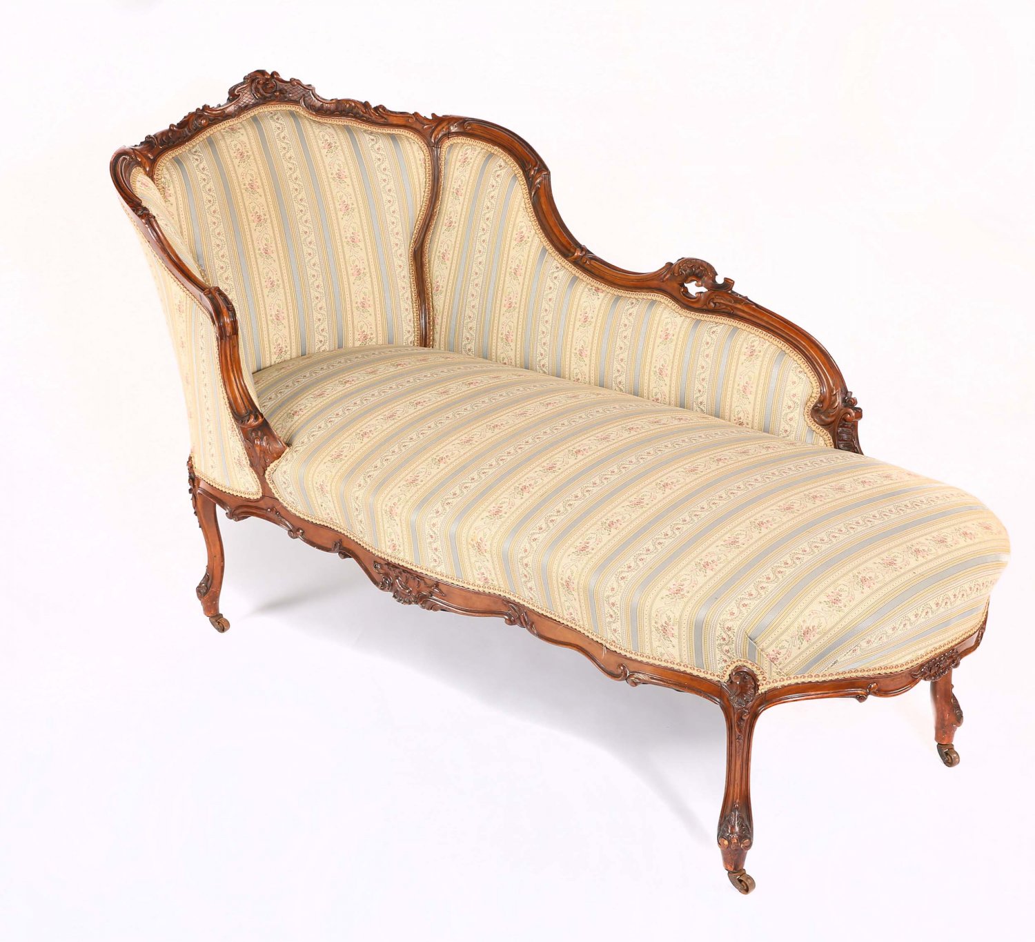 French Antique Chaise Longue 1860 Wallrocks Australian Antique