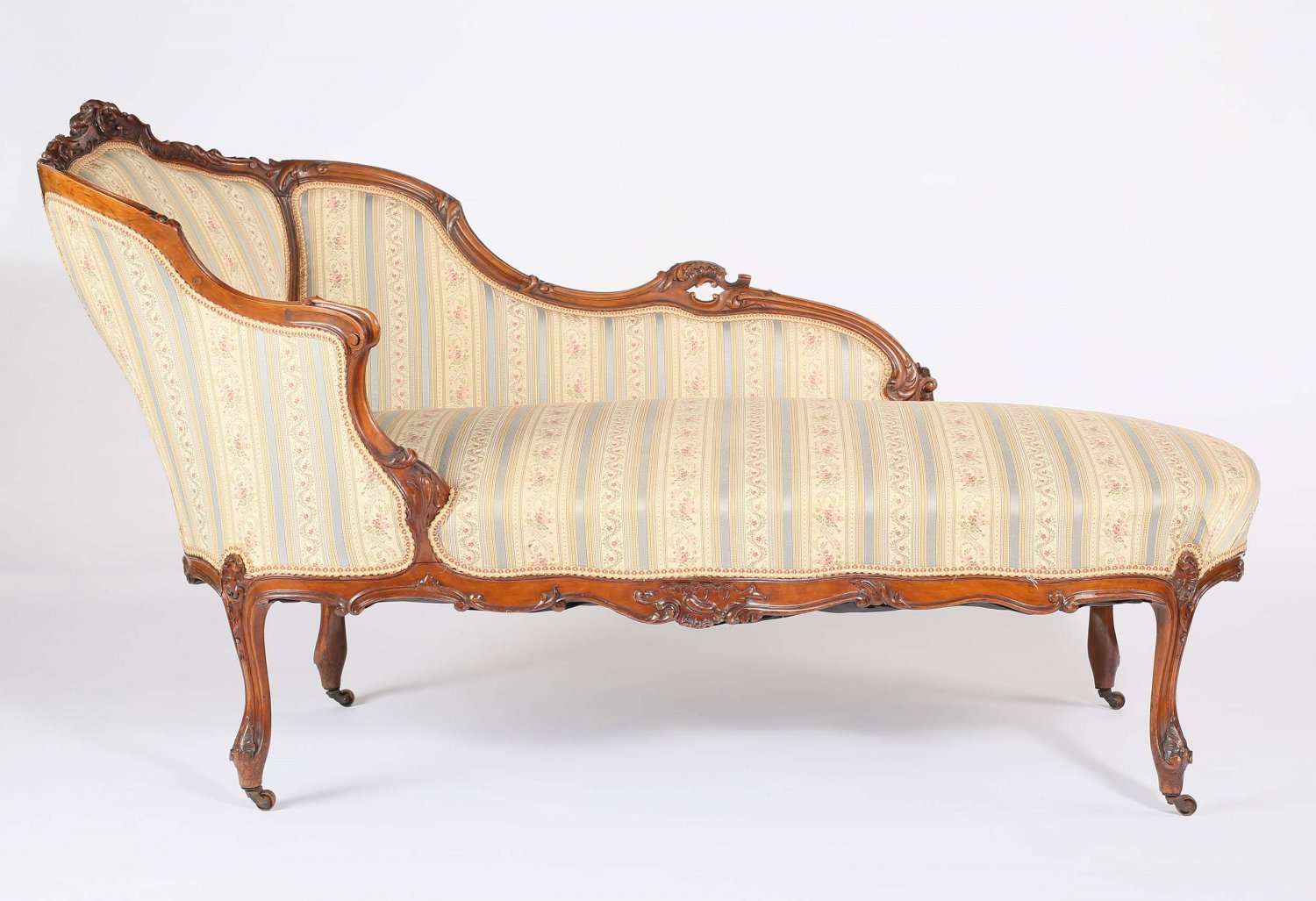 French Antique Chaise Longue 1860 Wallrocks Australian Antique
