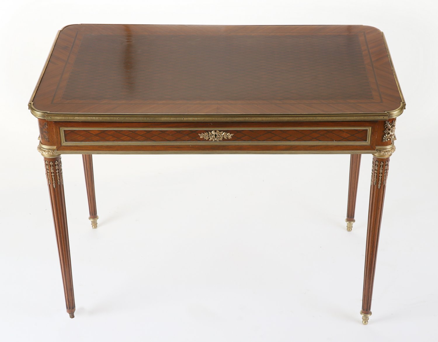 French Parquetry Writing Table