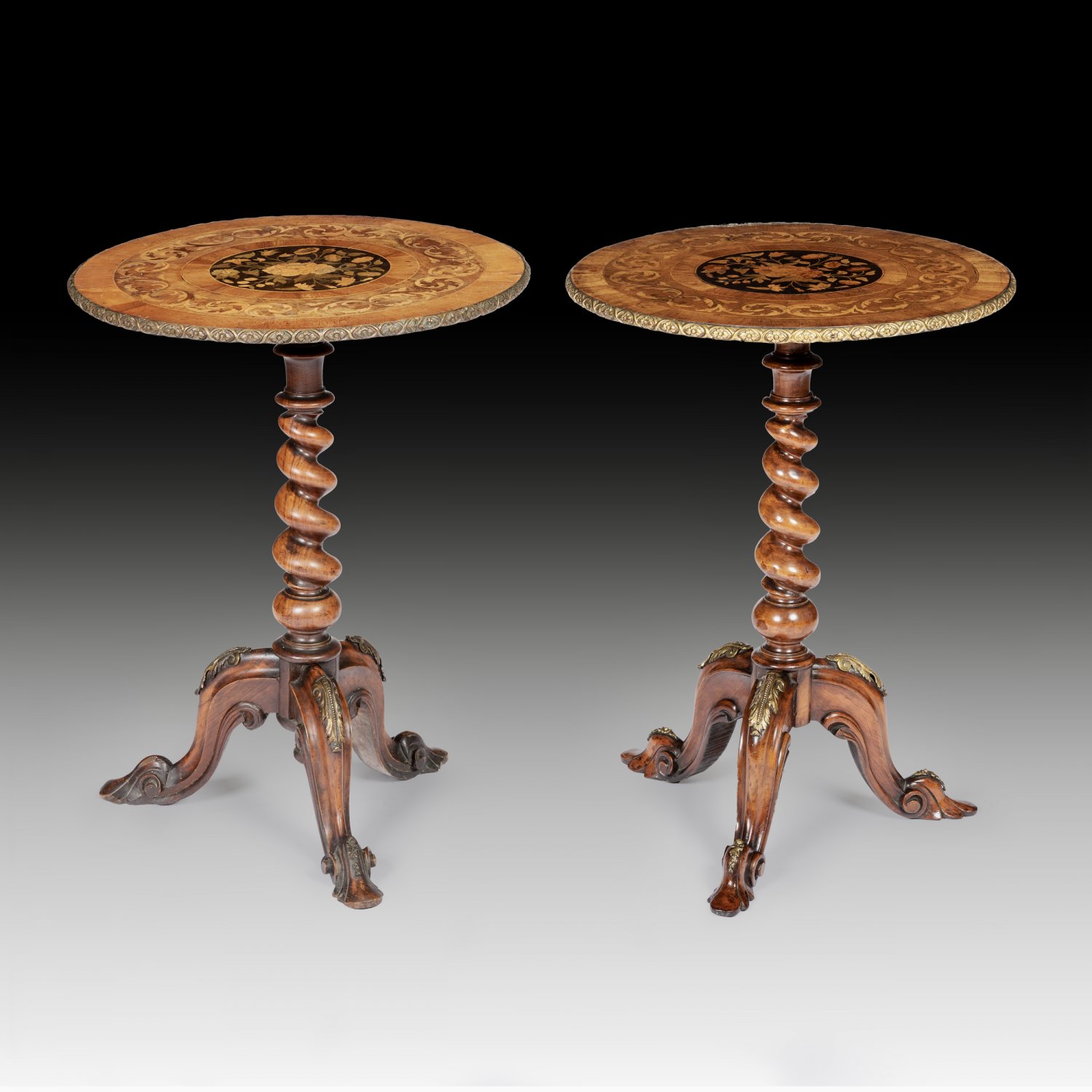 Matched Pair 19th Century English Occasional Tables