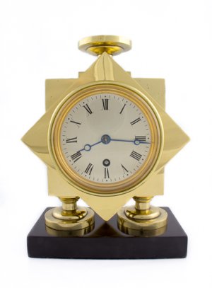 Industrial Series Desk Clock French Movement English Cased
