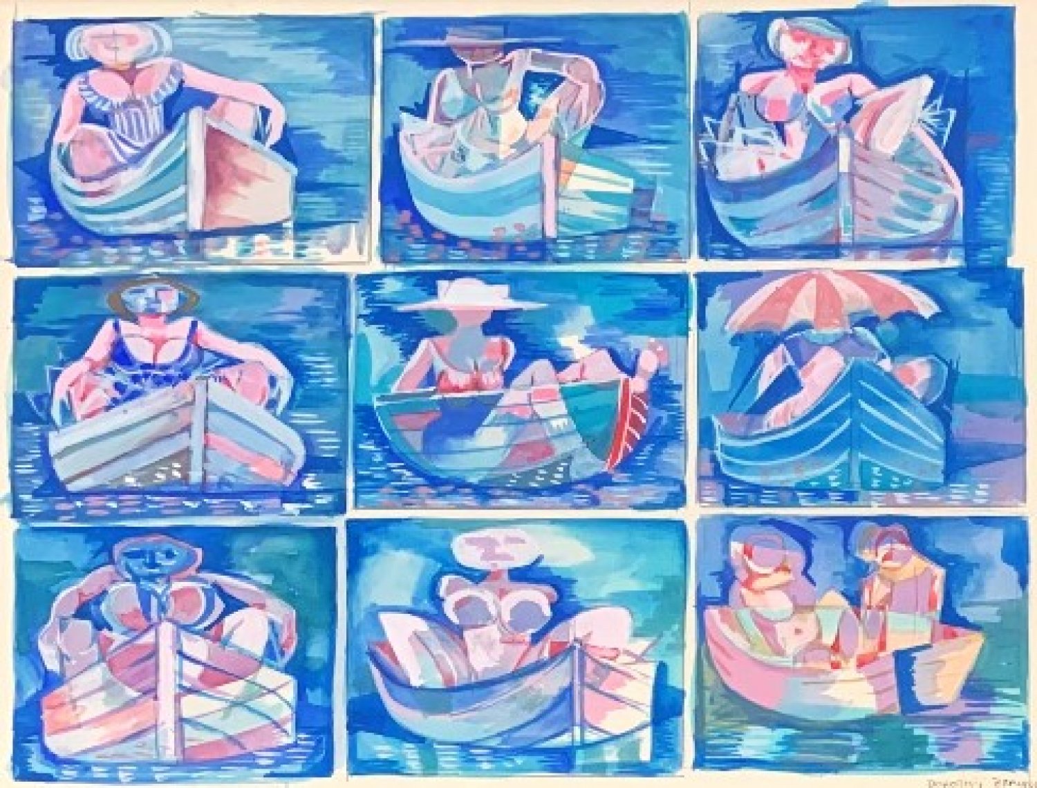 Figures in a Boat