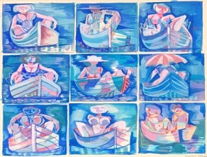 Figures in a Boat