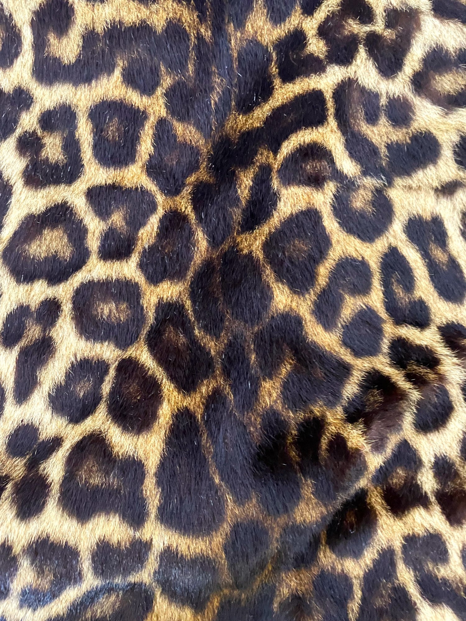 XL/ XXL Circa 1940 Leopard Fur 3/4 Length Coat Size 18 Australian 