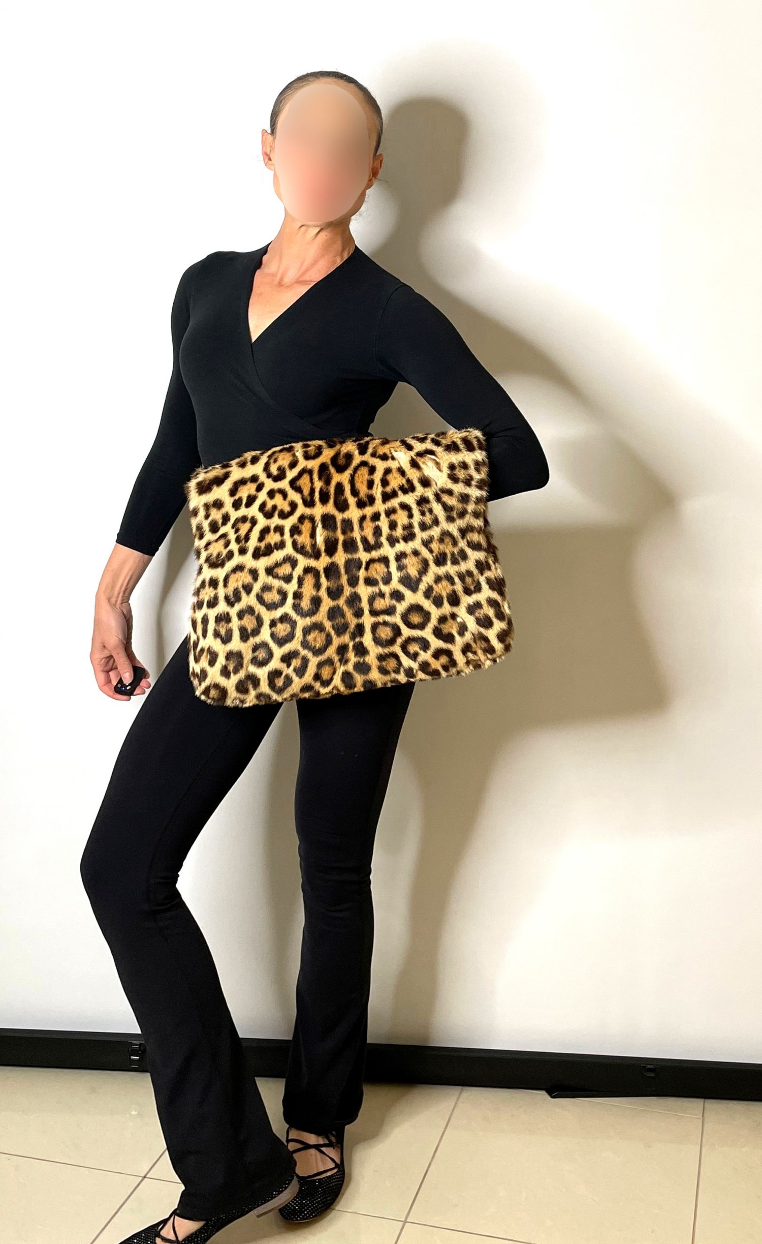 1930s Leopard Fur Muff Handbag Bag Accessories 